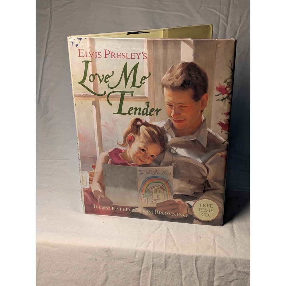Elvis Presley Love Me Tender Childrens Book Hardcover Tom Browning CD Included